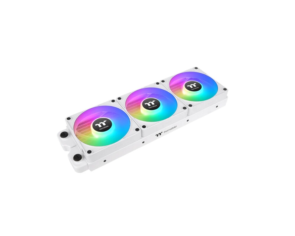 Вентилатор Thermaltake CT120 EX Reverse ARGB Sync PC Cooling Fan 3 Pack Magnetic Connect White 3