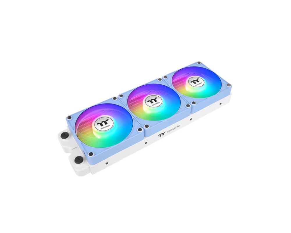 Вентилатор Thermaltake CT140 EX Reverse ARGB Sync PC Cooling Fan 3 Pack Magnetic Connect Hydrangea Blue 4