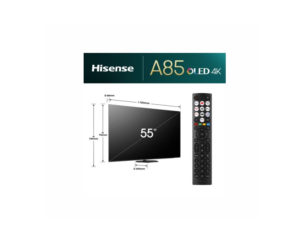 Телевизор Hisense 55`` A85N 2