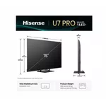 Телевизор Hisense 75"U7Q Pro 2