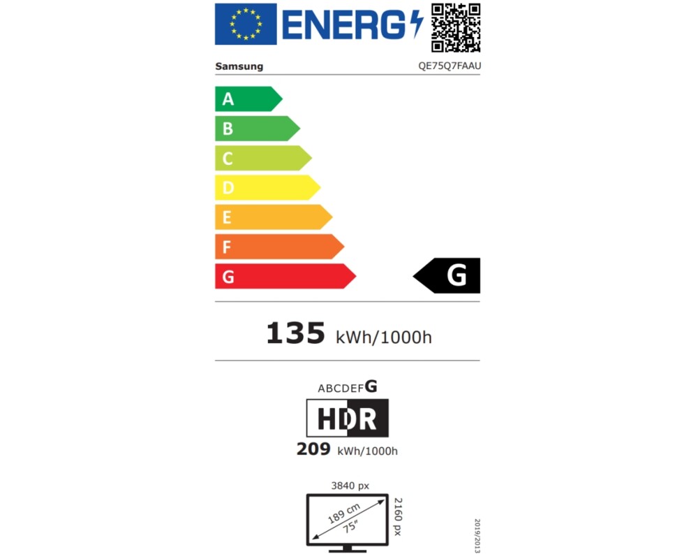 Телевизор Samsung 75" QLED 75Q7F Smart 11