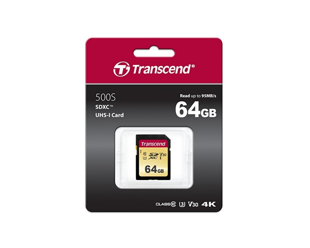 Флаш карта Transcend 64GB SD card UHS-I U3 4