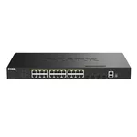 <span>Switch (Комутатор)</span> D-Link 24 Ports GE PoE (30W) + 4 Ports 10G SFP+ Smart Managed Switch <span class='catalog-num-in-name'>DGS-1530-28P</span> - 
