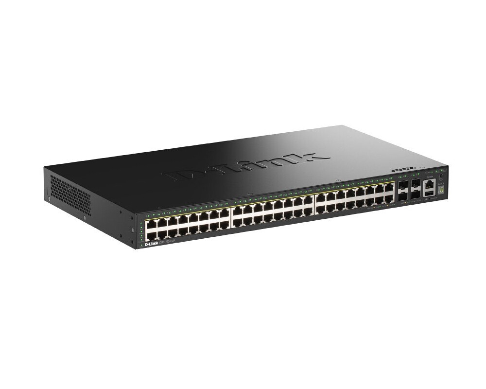 Switch (Комутатор) D-Link 48 Ports GE PoE (30W) + 4 Ports 10G SFP+ Smart Managed Switch 2