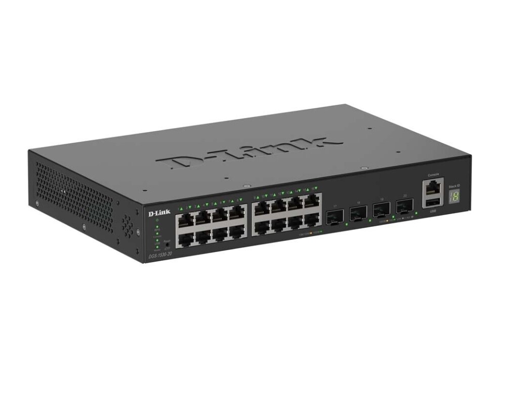 Switch (Комутатор) D-Link 16 Ports GE + 4 Ports 10G SFP+ Smart Managed Switch 2