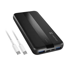  Natec Powerbank Trevi Slim Q V2 10000MAh 2X USB-A 18W + 1X USB-C 20W + USB-C - USB0-C CABLE 828882 NPB-2294 на топ цена - PIC.bg