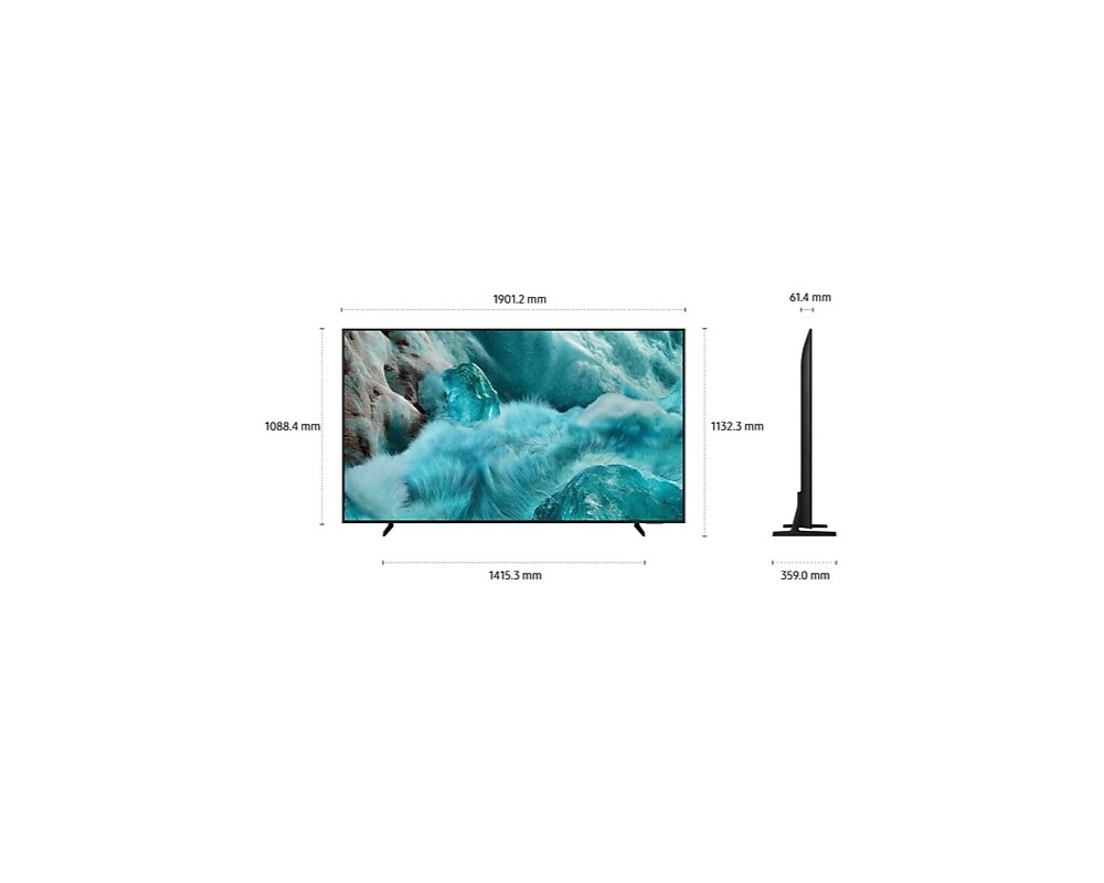 Телевизор Samsung 85" QLED 85Q7F Smart 3