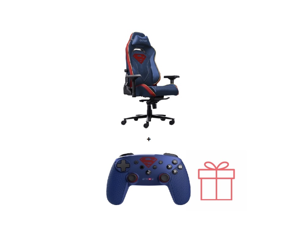 Геймърски стол TRUST GXT 721SM Ruya Pro Gaming chair Superman 4
