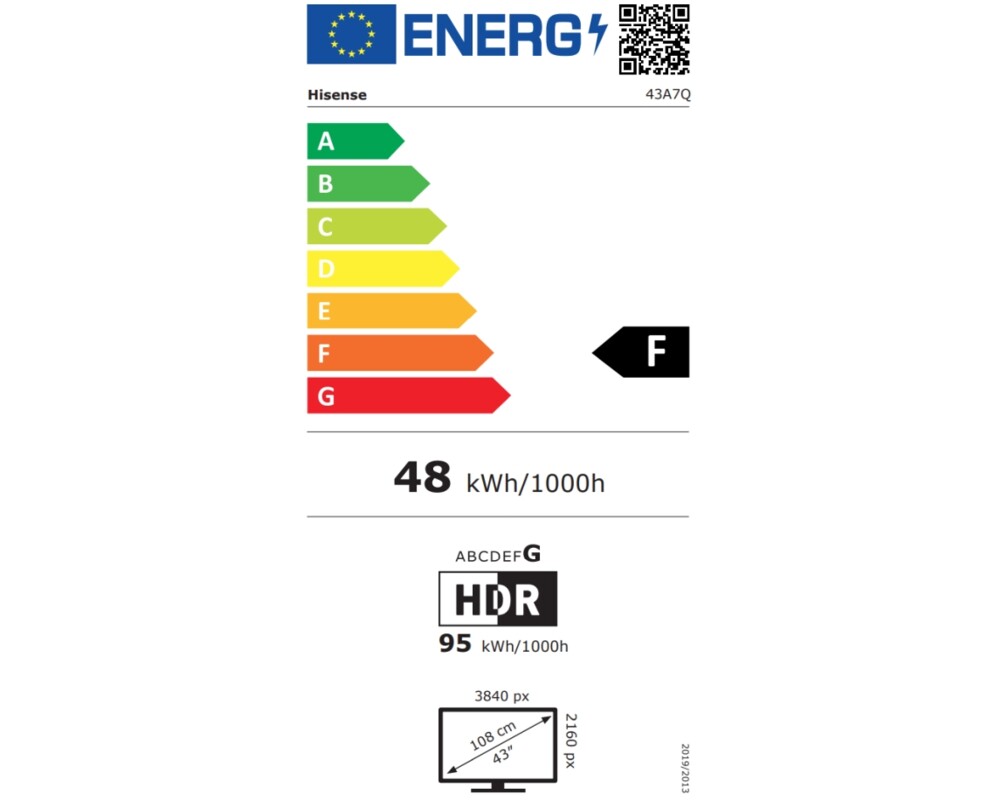 Телевизор Hisense 43" A7Q 4