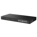 Switch (Комутатор) D-Link 16 Ports GE PoE(30W) + 2 Ports SFP Unmanaged Switch 3
