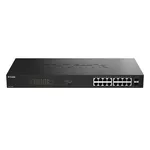 <span>Switch (Комутатор)</span> D-Link 16 Ports GE PoE(30W) + 2 Ports SFP Unmanaged Switch <span class='catalog-num-in-name'>DGS-1018P</span> - 