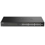 <span>Switch (Комутатор)</span> D-Link 24-Port Desktop Gigabit PoE Switch with 2 x 100/1000Mbps Combo Ports <span class='catalog-num-in-name'>DGS-1026P</span> - 