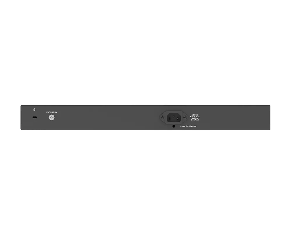 Switch (Комутатор) D-Link 24-Port Desktop Gigabit PoE Switch with 2 x 100/1000Mbps Combo Ports 4
