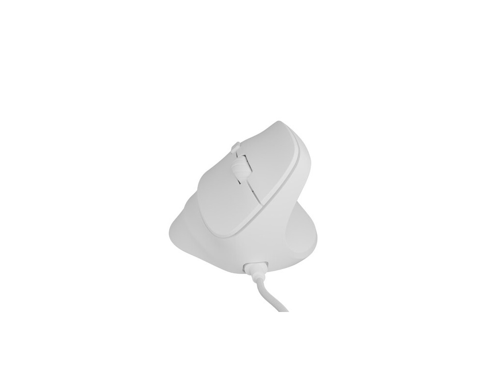 Мишка Natec Vertical Mouse Crake 2 Pro 12800DPI Optical White 8