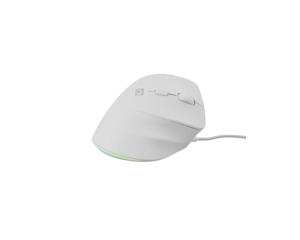 Мишка Natec Vertical Mouse Crake 2 Pro 12800DPI Optical White 2