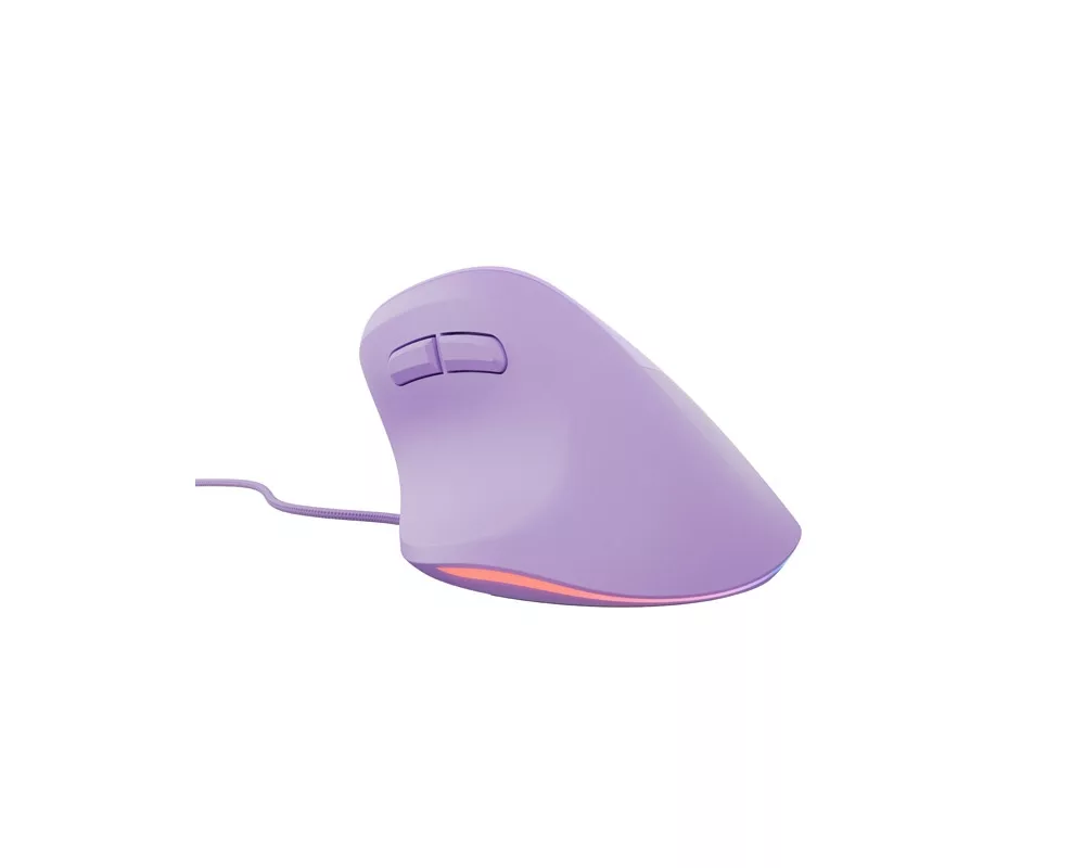 Мишка Natec Vertical Mouse Crake 2 Pro 12800DPI Optical Pure Lavander 3
