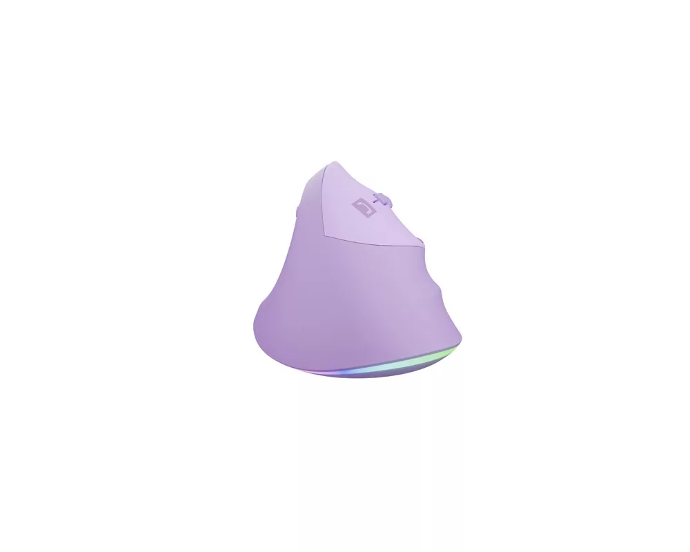 Мишка Natec Vertical Mouse Crake 2 Pro 12800DPI Optical Pure Lavander 2
