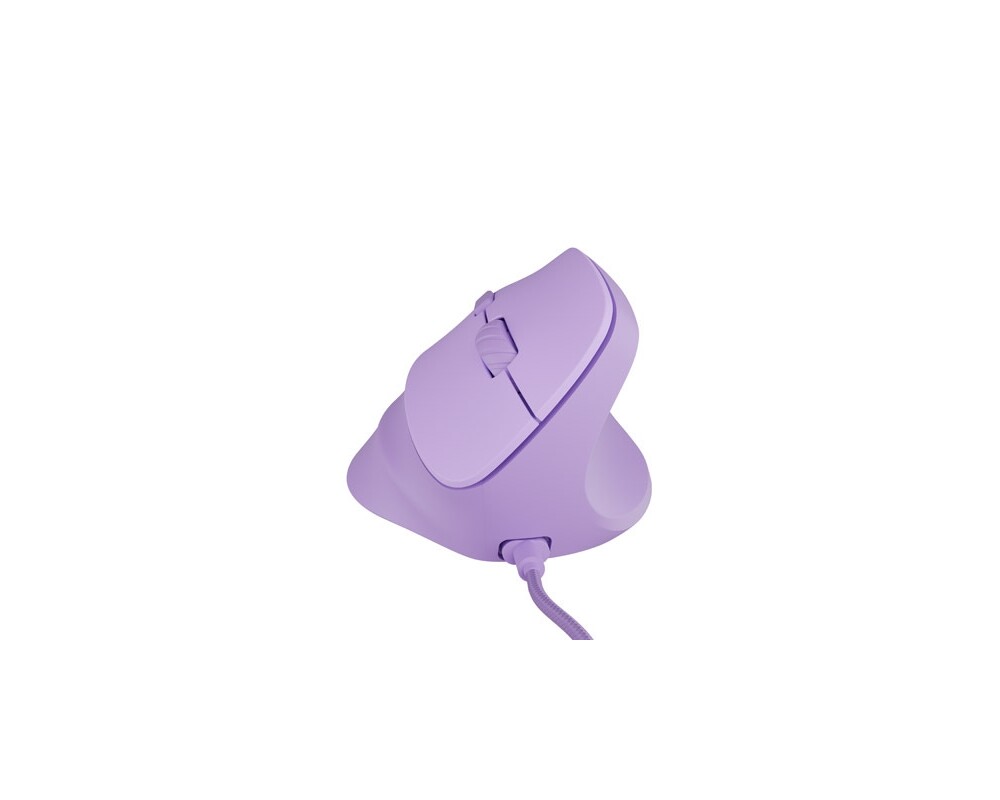 Мишка Natec Vertical Mouse Crake 2 Pro 12800DPI Optical Pure Lavander 7
