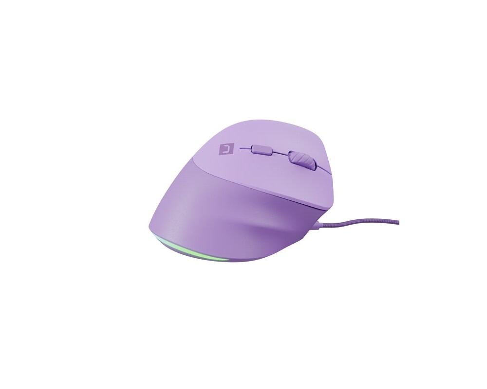 Мишка Natec Vertical Mouse Crake 2 Pro 12800DPI Optical Pure Lavander 9