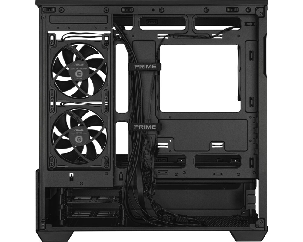 Кутия ASUS Prime AP202 ARGB mATX + 3 ARGB Вентилатора - Black 23