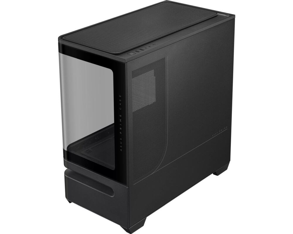 Кутия ASUS Prime AP202 ARGB mATX + 3 ARGB Вентилатора - Black 21