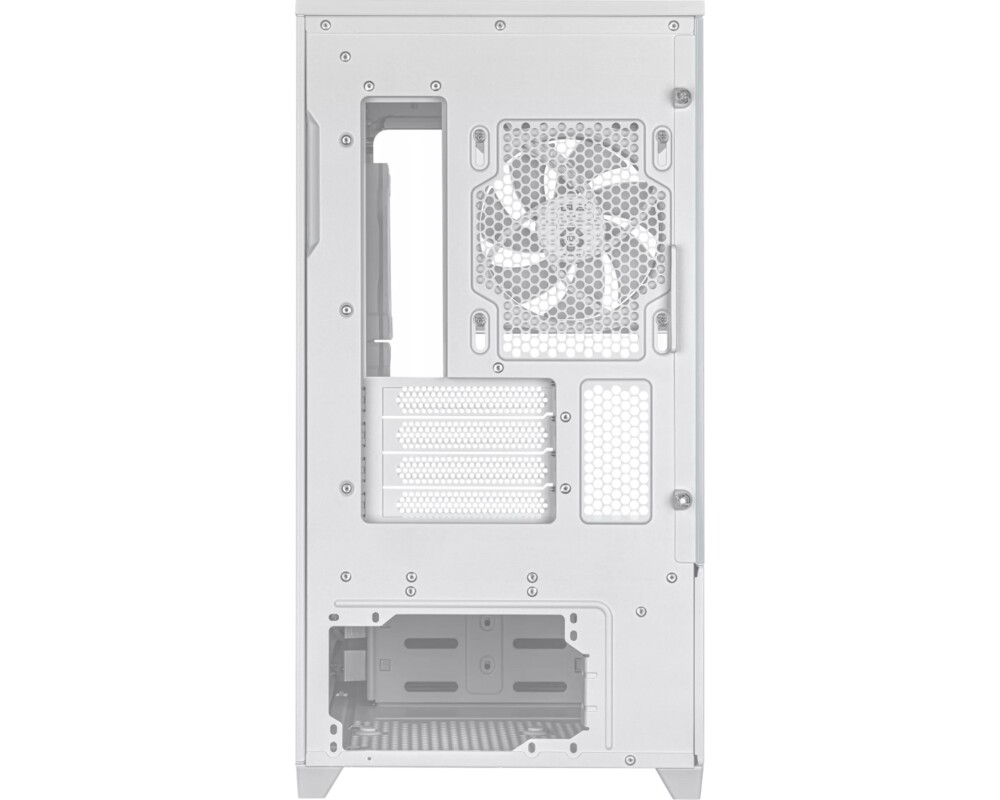 Кутия ASUS Prime AP202 ARGB mATX + 3 ARGB Вентилатора - White 23