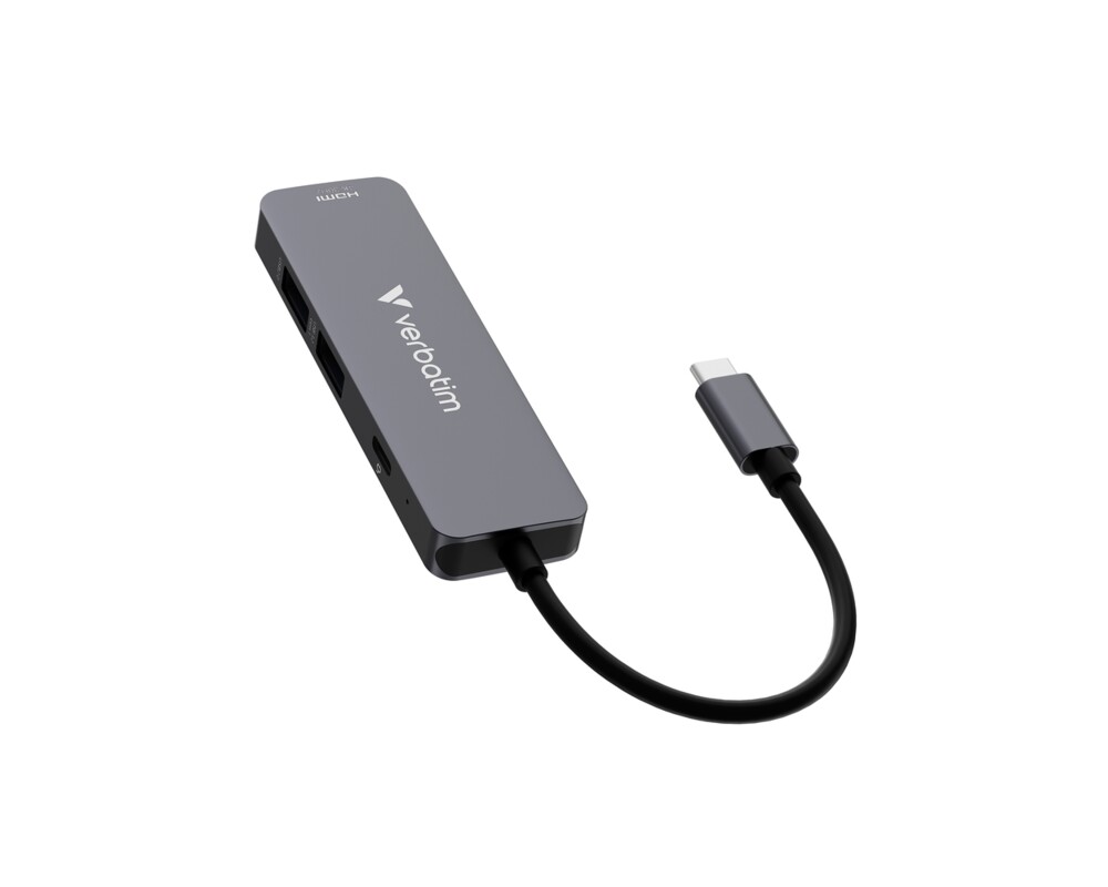 USB хъб Verbatim USB-C Essentials Multiport Hub 4 Port 4
