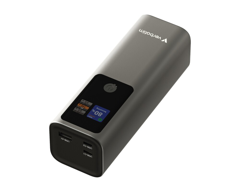 Външна батерия Verbatim Charge 'n' Go Power Bank 27000mAh 183W Grey 6