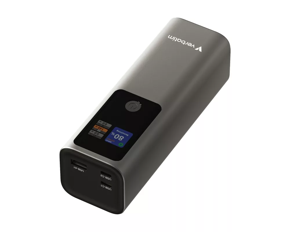 Външна батерия Verbatim Charge 'n' Go Power Bank 27000mAh 183W Grey 6