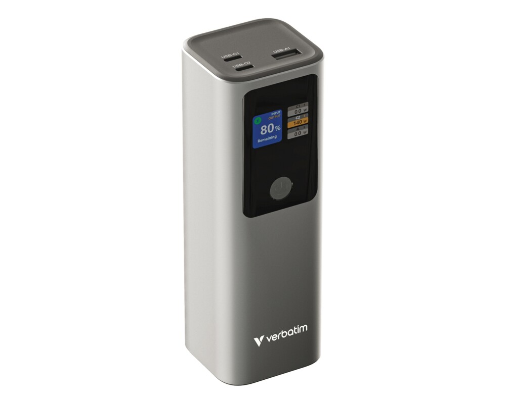 Външна батерия Verbatim Charge 'n' Go Power Bank 27000mAh 183W Grey 2