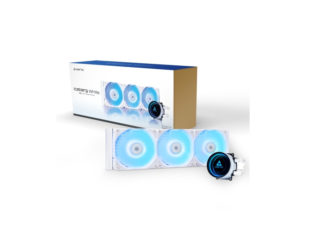 Вентилатор Chieftec Iceberg 360 RGB White 4