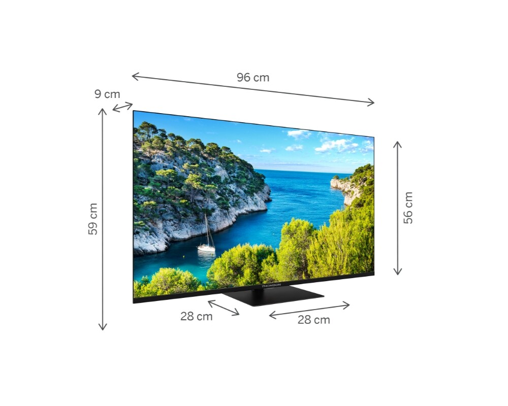 Телевизор Thomson Smart UHD TV 43"; Google TV; 3840 x 2160 (4K UHD) 2