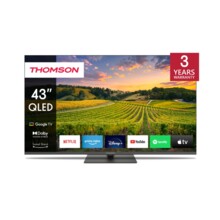  Thomson Smart QLED TV 43&quot;; Google TV; 3840 x 2160 (4K UHD) 851293 43QG5C14 на топ цена - PIC.bg