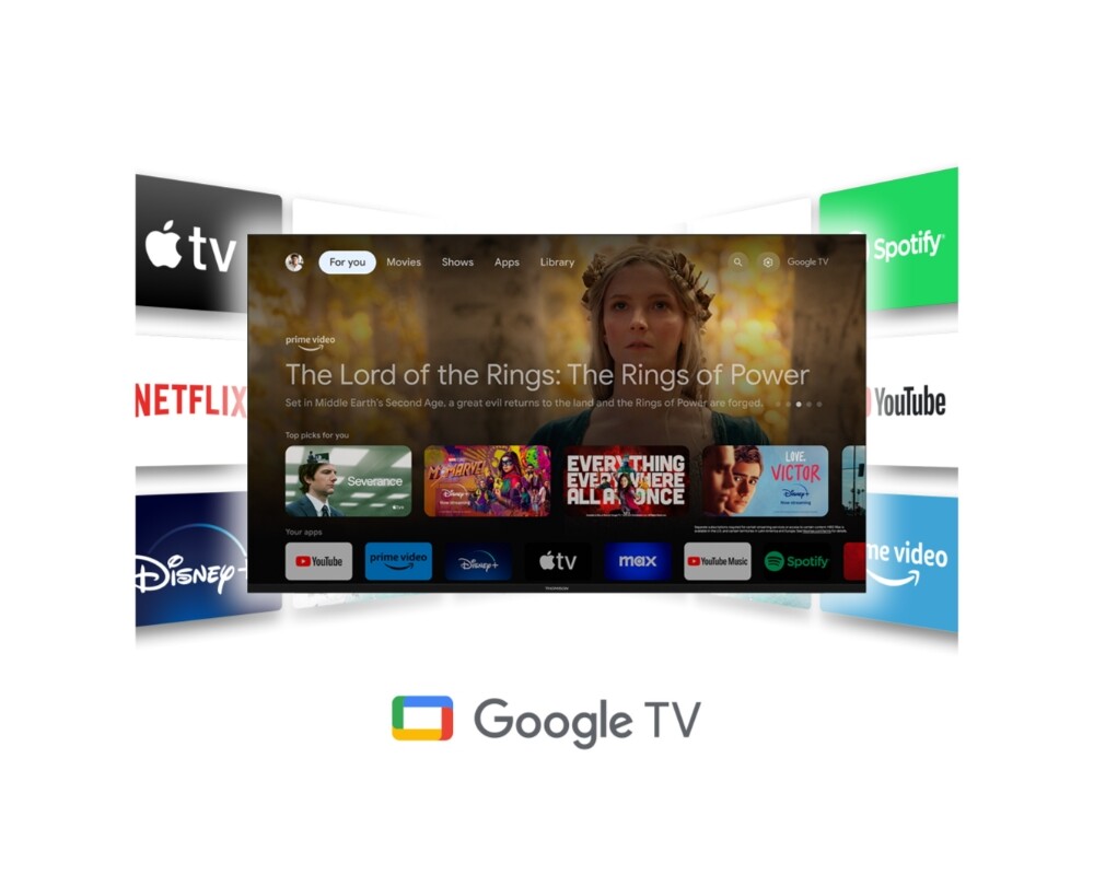 Телевизор Thomson Smart QLED Pro TV 65"; Google TV; 3840 x 2160 (4K UHD) 9