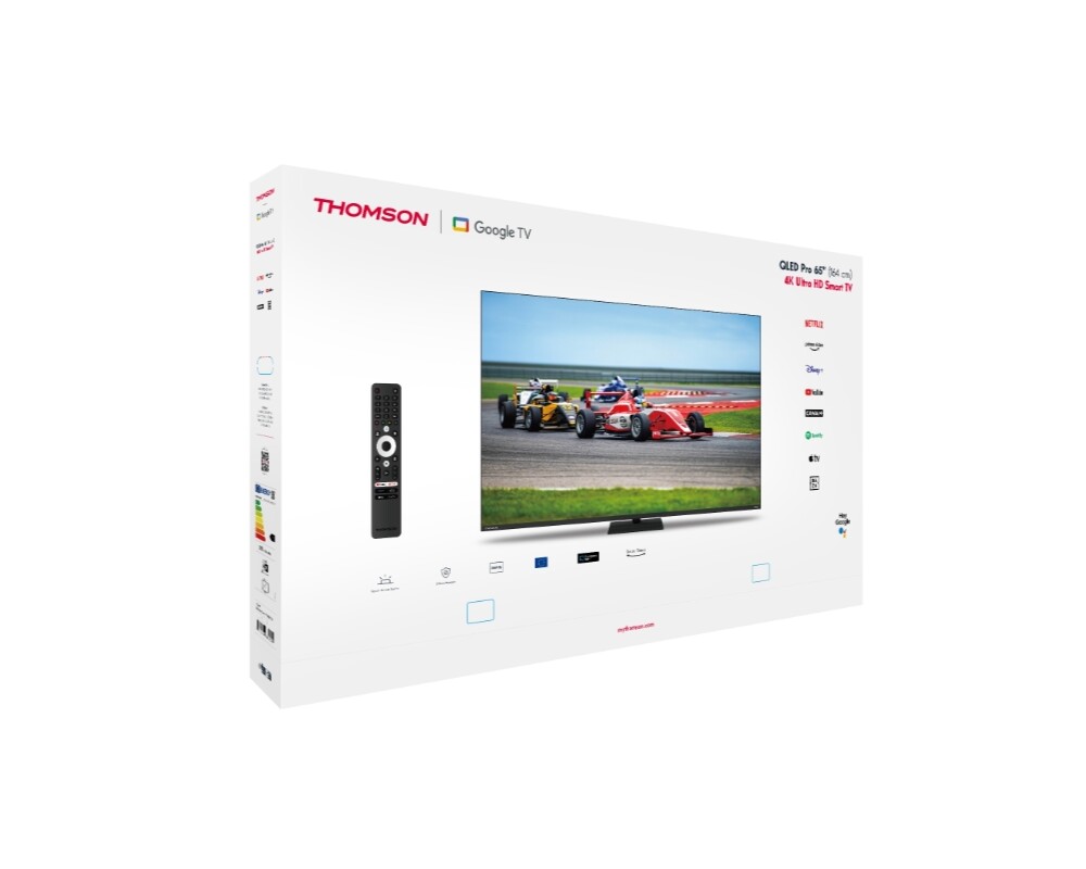 Телевизор Thomson Smart QLED Pro TV 65"; Google TV; 3840 x 2160 (4K UHD) 7