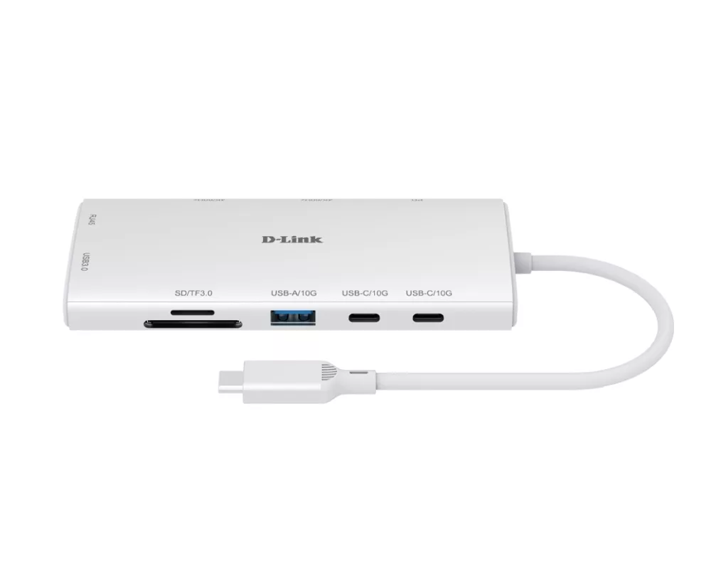 USB хъб D-Link 10-in-1 USB-C Hub 2