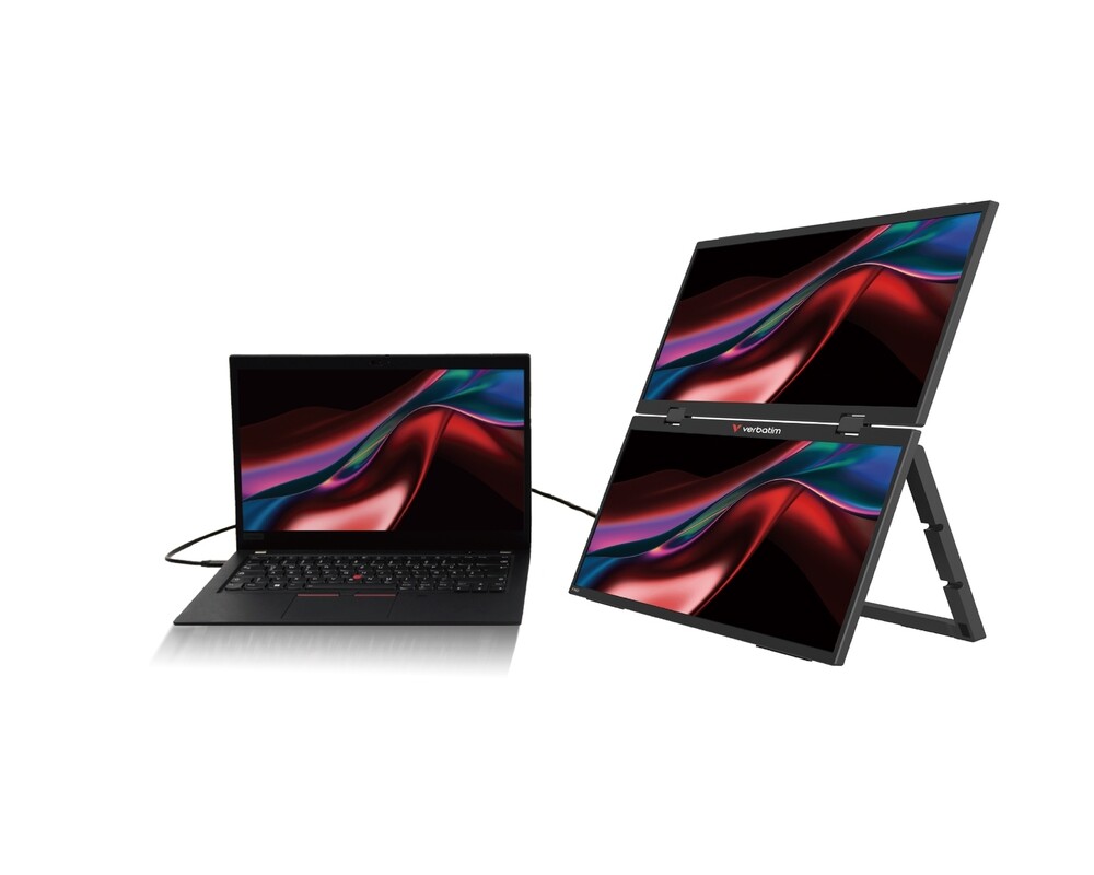 Монитор Verbatim Portable 15.6" Dual Monitor Essentials 4