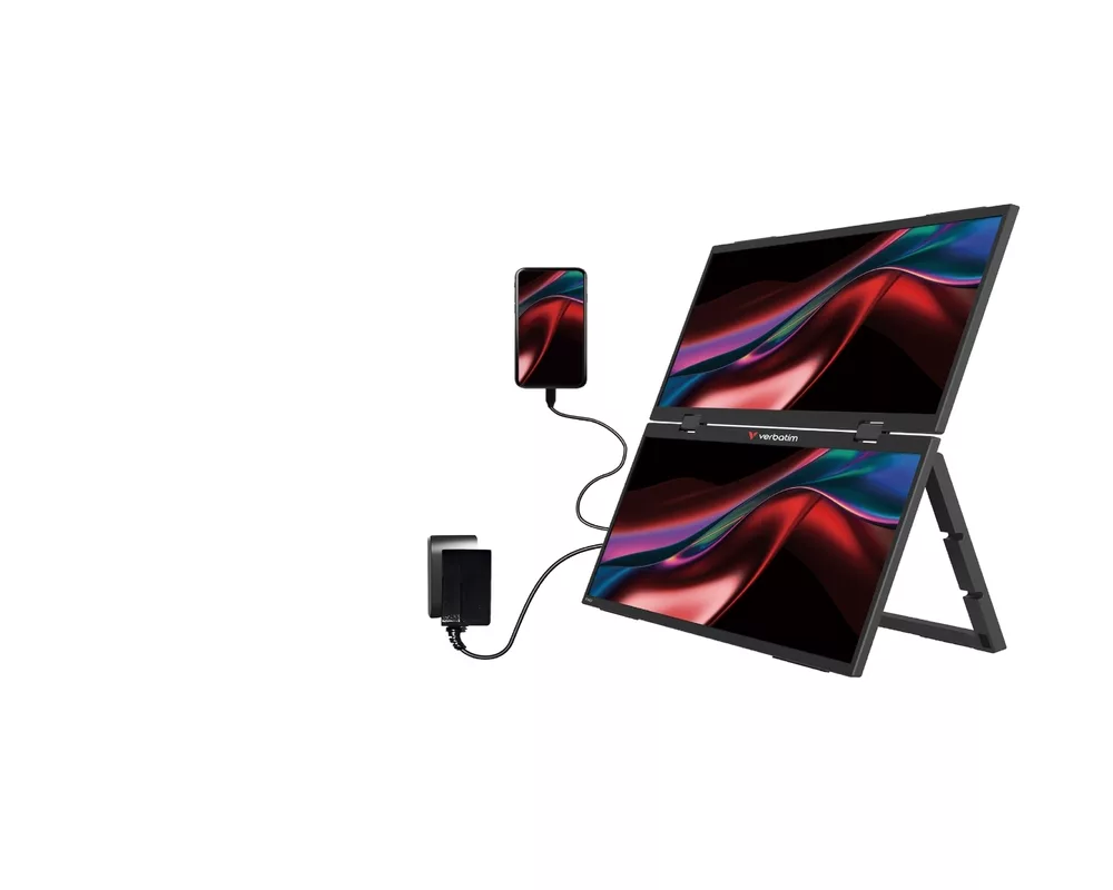 Монитор Verbatim 15.6" Portable Dual Monitor Essentials 3