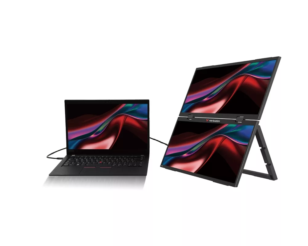 Монитор Verbatim 15.6" Portable Dual Monitor Essentials 4