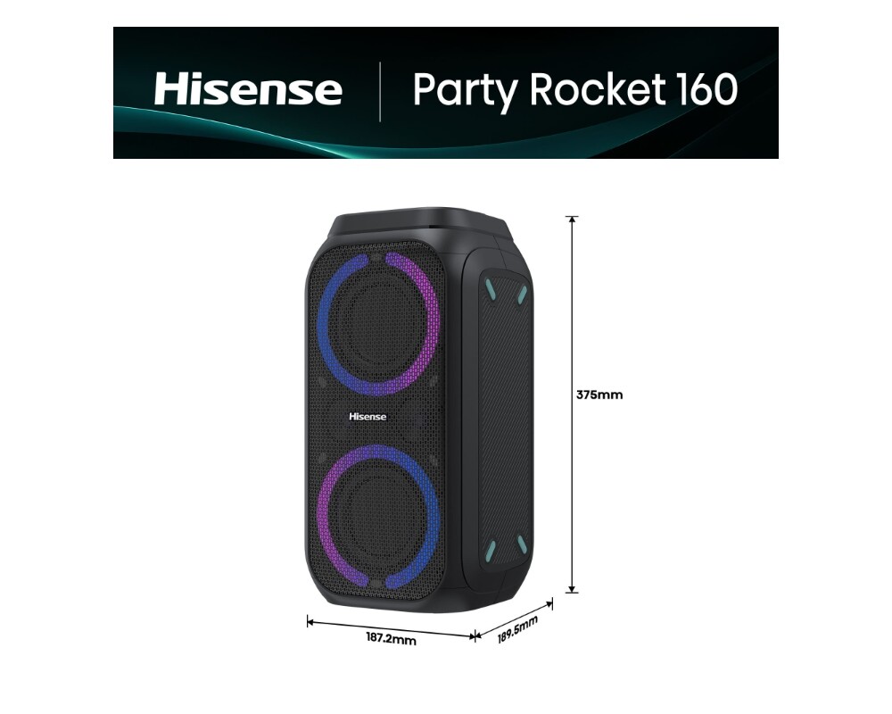 Тонколони Hisense Party speaker 2.0 Ch. 2