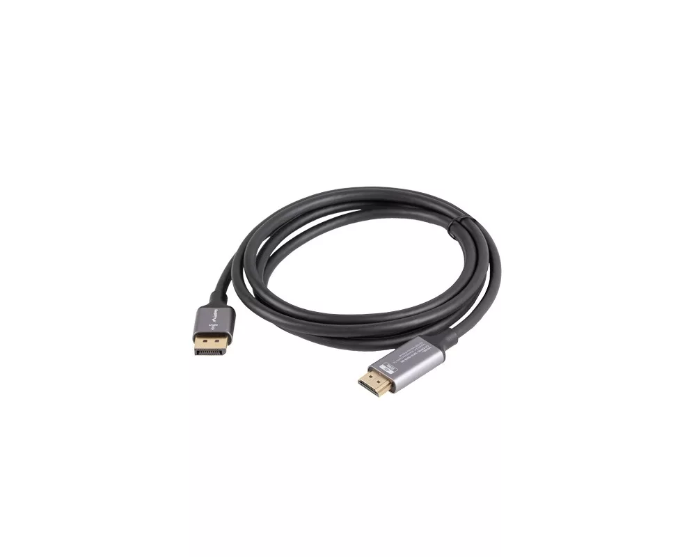 Кабел Lanberg display port (M)  -> HDMI(M) cable 1.8m 4