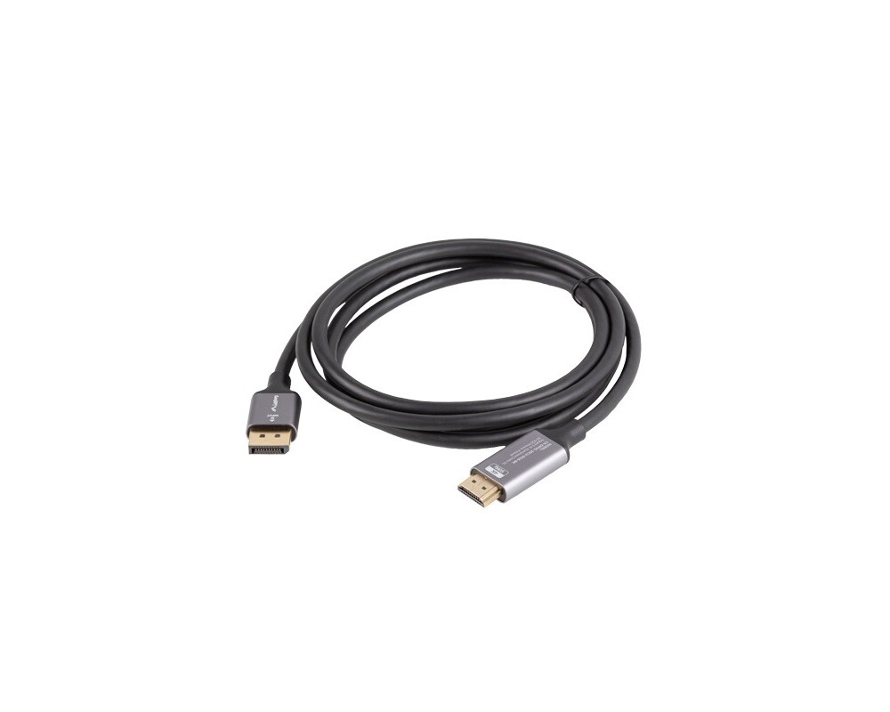 Кабел Lanberg display port (M)  -> HDMI(M) cable 1.8m 4