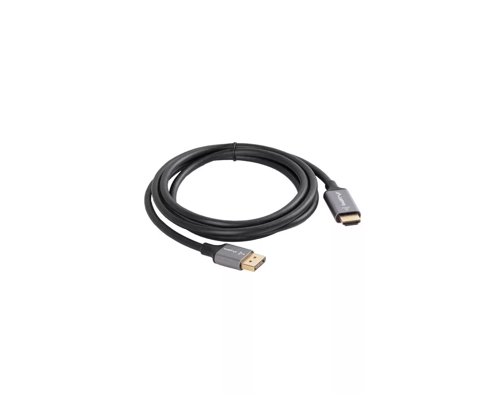 Кабел Lanberg display port (M)  -> HDMI(M) cable 1.8m 3