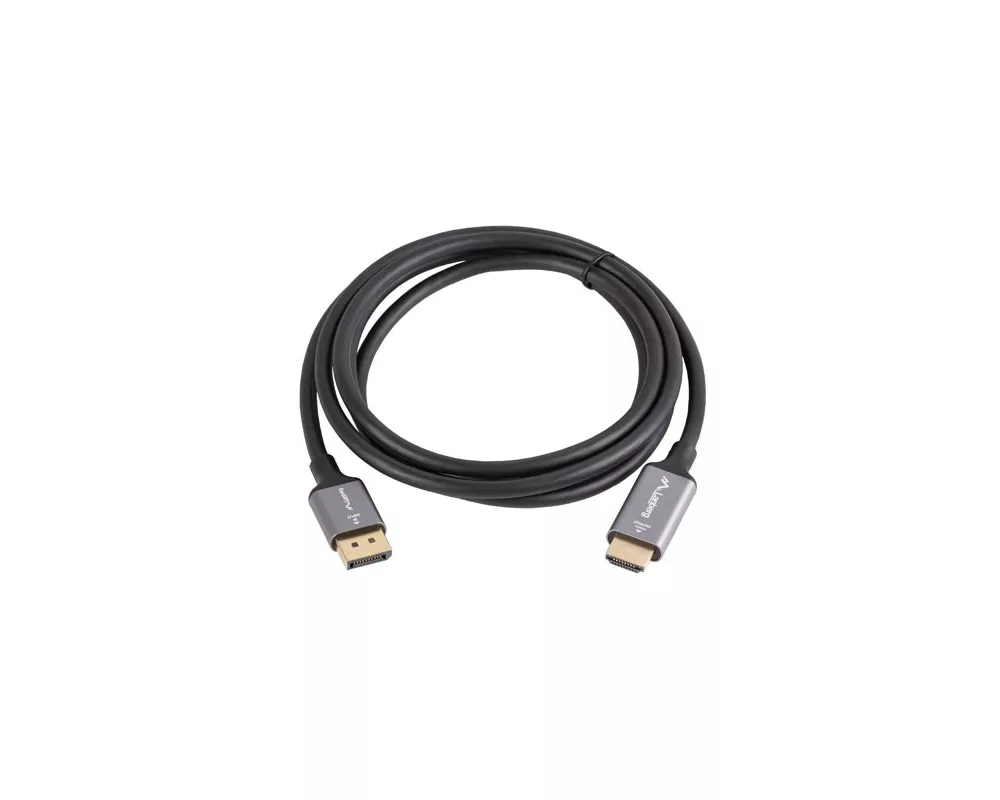 Кабел Lanberg display port (M)  -> HDMI(M) cable 1.8m 2