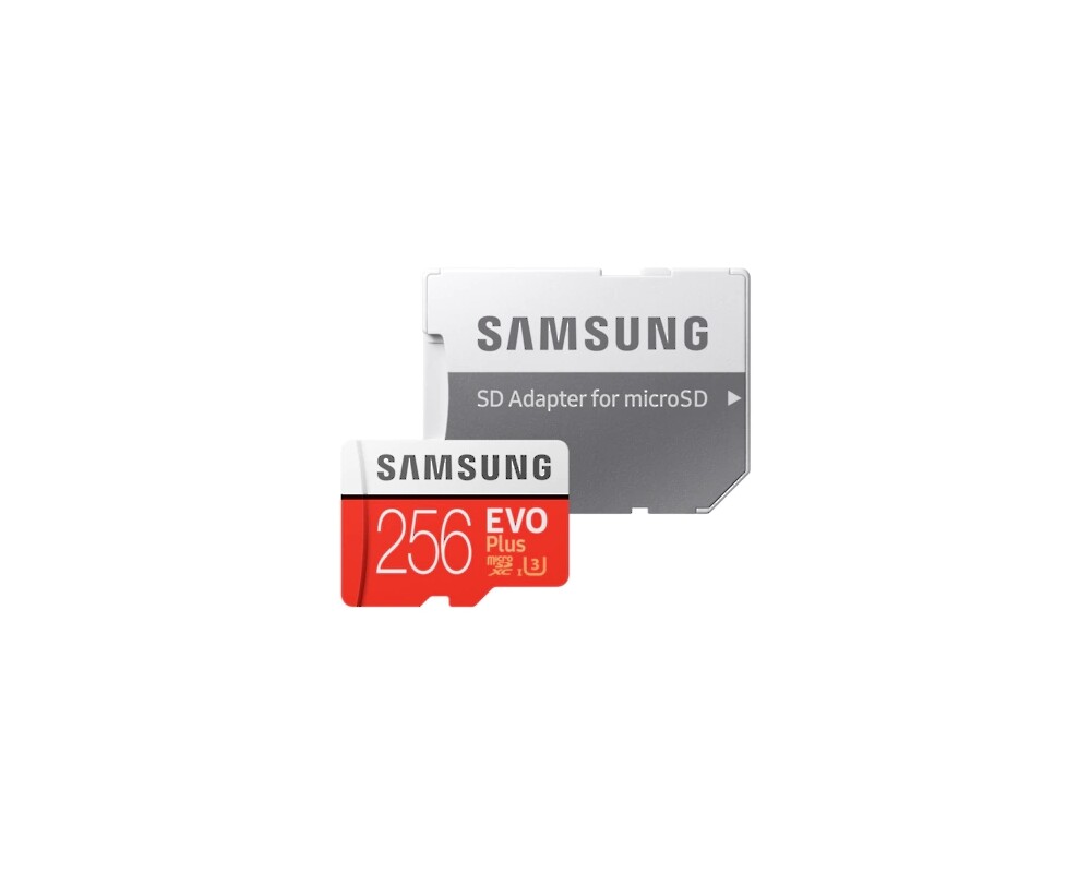 Флаш карта Samsung 256GB micro SD Card EVO+ with Adapter 4