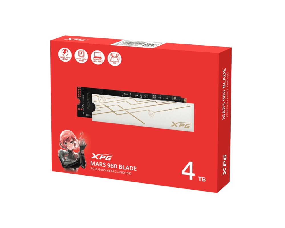 SSD ADATA MARS 980 Blade 4TB Gen 5 5