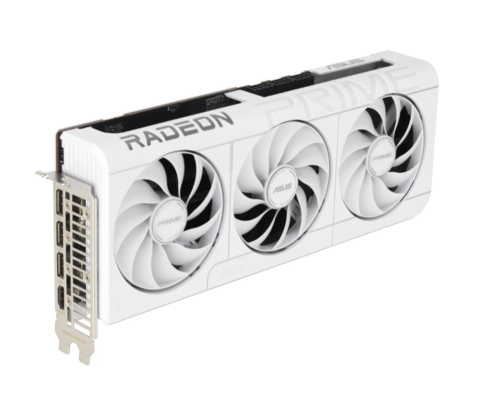 Видеокарта Asus Prime RX 9070XT 16GB GDDR6 OC White 3