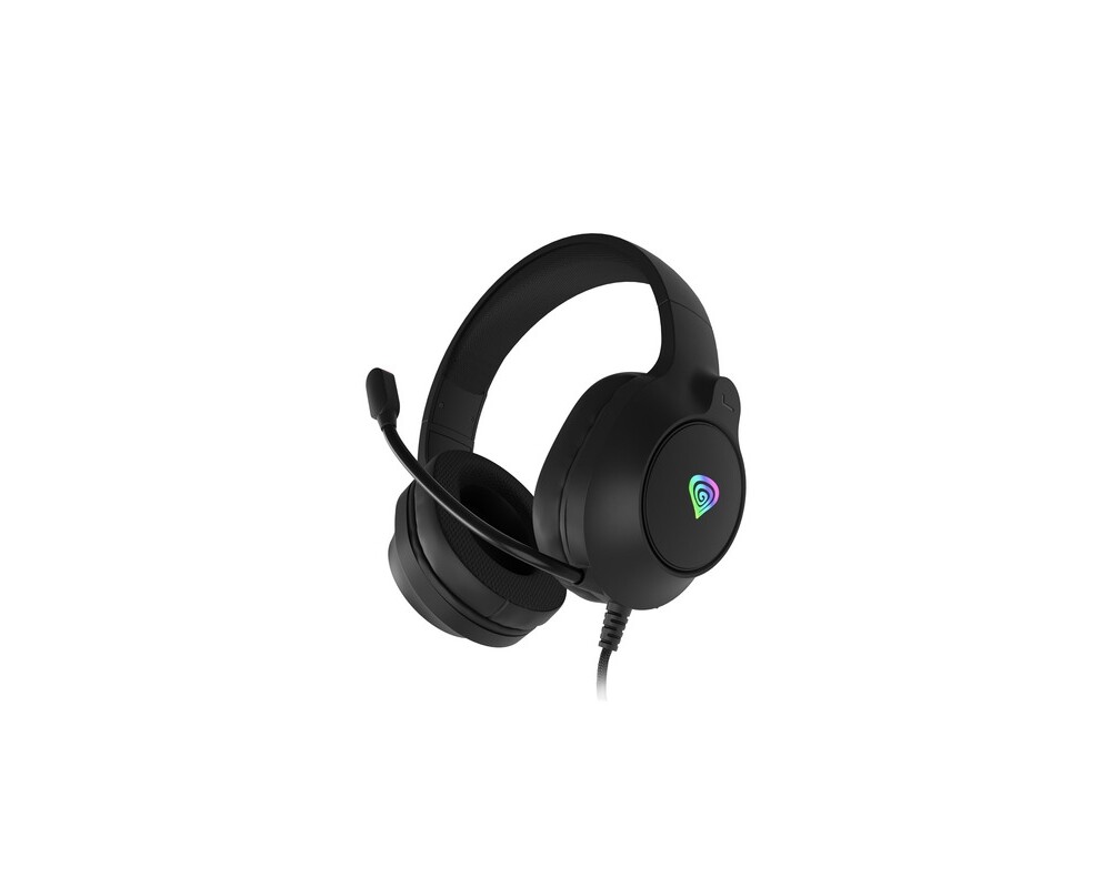 Слушалки Genesis Headset Neon 213 With Microphone RGB Illumination Black 6