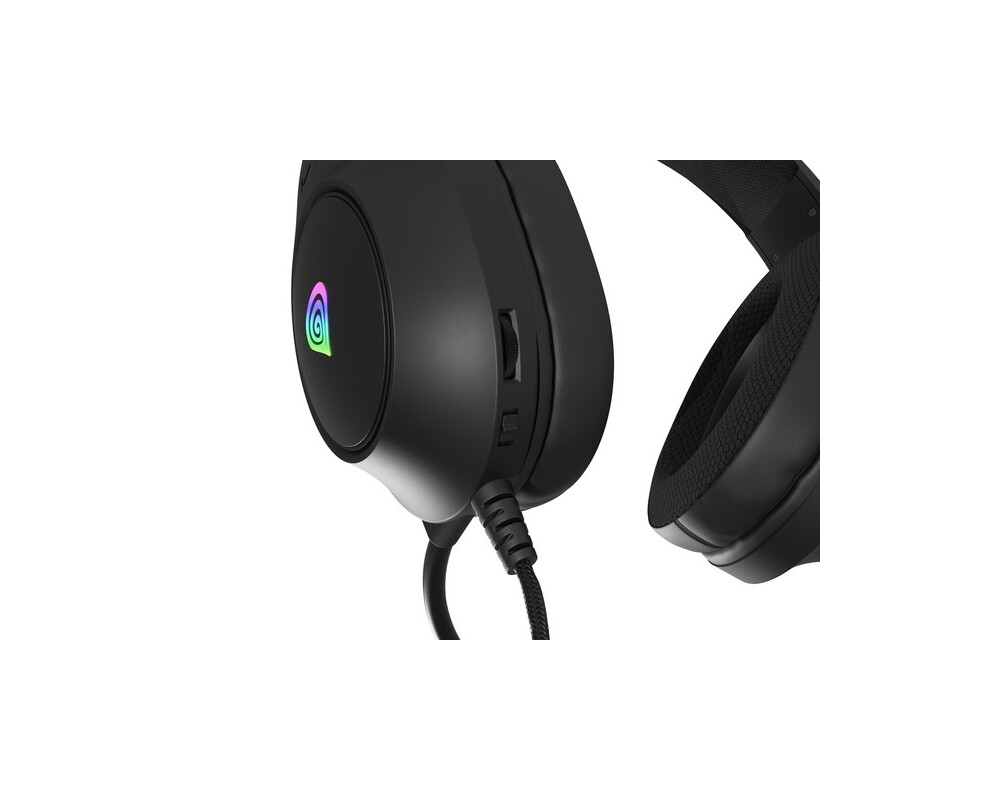 Слушалки Genesis Headset Neon 213 With Microphone RGB Illumination Black 7