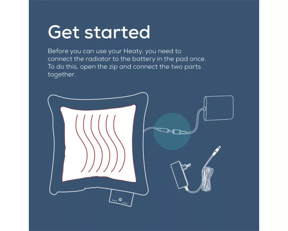 Термоподложка Beurer HK 77 Heaty obsidian-blue 4